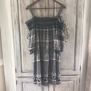 One World Off-the-shoulder Bohemian Dress